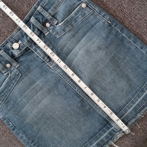 💙White House Black Market💙 - Blue Denim Stretch Mini Skirt - Picture 14 of 14